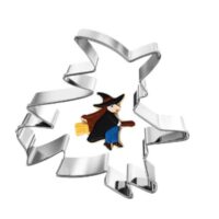 Witch & Broom Halloween Cookie Fondant Cutter