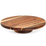 Wooden Cake Stand 32x32x7 cm