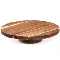 Wooden Cake Stand 32x32x7 cm