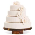 Wooden Cake Stand 32x32x7 cm (2)