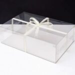 Transparent Square Cake Box
