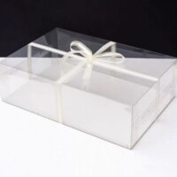 Transparent Square Cake Box