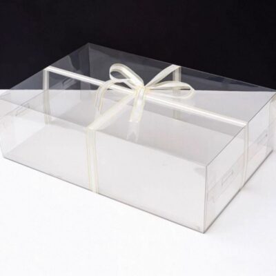 Transparent Square Cake Box