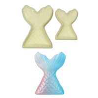 2 Pcs Set Mermaid Tail Stamp Cutter
