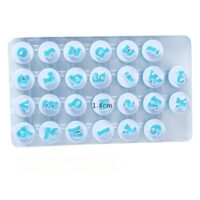 26 Pcs Set lowercase Alphabet Numbers Plunger Cutter