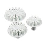 3 Pcs Set Sunflower Plunger Cutter Small