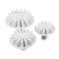 3 Pcs Set Sunflower Plunger Cutter Small