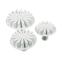 3 Pcs Set Sunflower Plunger Cutter Small