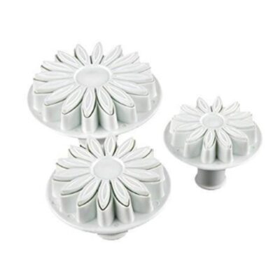 3 Pcs Set Sunflower Plunger Cutter Small
