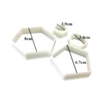 4 Pcs Set Football Cookie Fondant Cutter