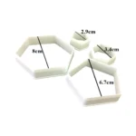 4 Pcs Set Football Cookie Fondant Cutter