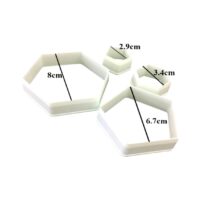 4 Pcs Set Football Cookie Fondant Cutter