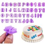 40 pcs Set Alphabet & Numbers Cookie and Fondant Cutters