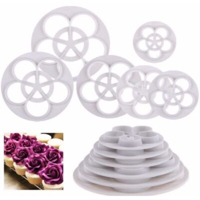 7 Pcs Set Petal Flower Cutters