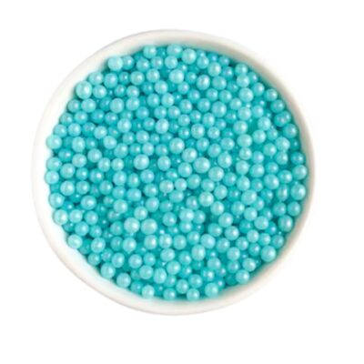 Baby Blue Sugar Pearl Sprinkle 4mm 100g