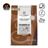 Callebaut Milk Chocolate 40.70%, POWER 41 2.5kg Coins