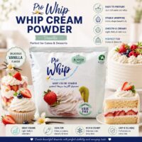 Pro Whipped Topping Cream Powder Vanilla 1kg