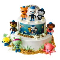 8 Piece Octonauts Cake Toppers Set Kids Birthday Party Favors & Figures