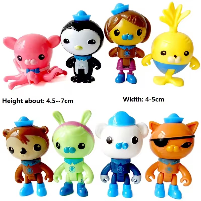 8 Piece Octonauts Cake Toppers Set Kids Birthday Party Favors & Figures2 8 Piece Octonauts Cake Toppers Set Kids Birthday Party Favors & Figures2