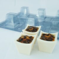 BWB Square Mousse Cup 3 Part Chocolate Mould