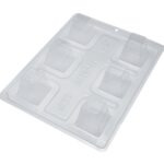 BWB Square Mousse Cup 3 Part Chocolate Mould