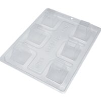 BWB Square Mousse Cup 3 Part Chocolate Mould