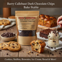Barry Callebaut Dark Compound Chocolate Chips Drops Bake Stable 500g
