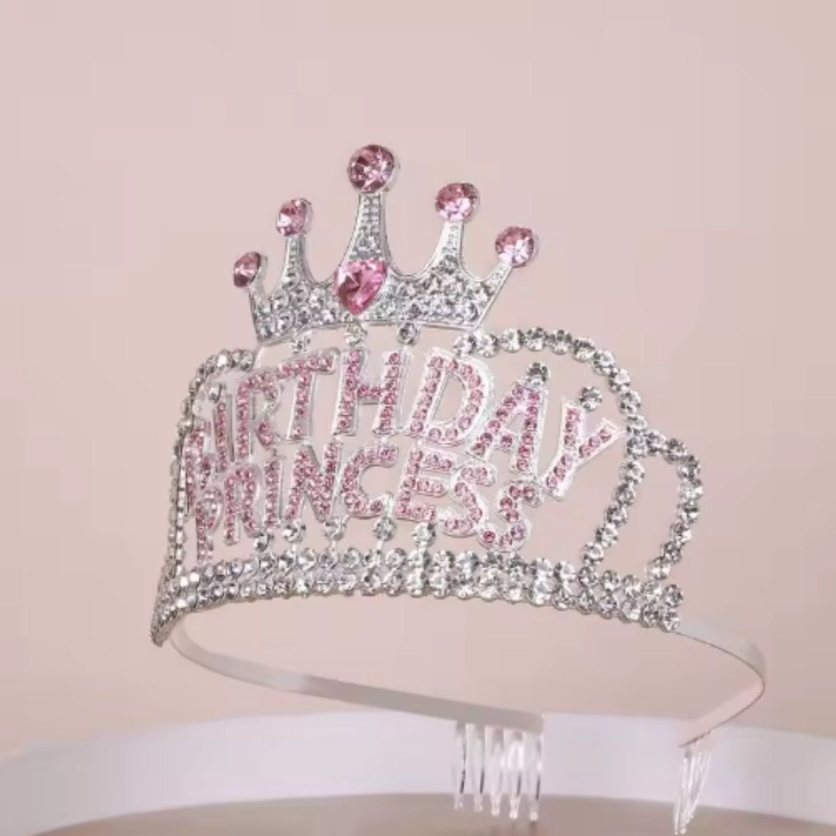 Birthday Princess Crystal Crown Cake topper Birthday Princess Crystal Crown Cake topper