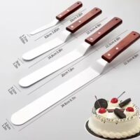 Cake Angled Spatula Wood Handle