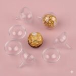 Clear Chocolate Ball Packaging (5 Pcs) Transparent Spheres for Candy, Favors & Crafts
