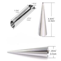 Cream Horn Cannoli Forms Tube & Screw Croissant Mold