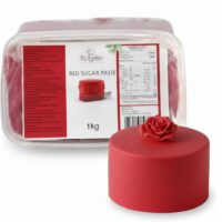 DR. BAKER Sugar Paste Red Color Fondant 1KG