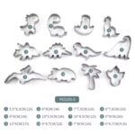 Dinosaurs Shaped Cookie Fondant Cutters