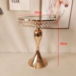 Gold Metal Cake & Cupcake Display Stand 29x25 cm (2)