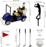 Golf Cart Cake Topper Set2