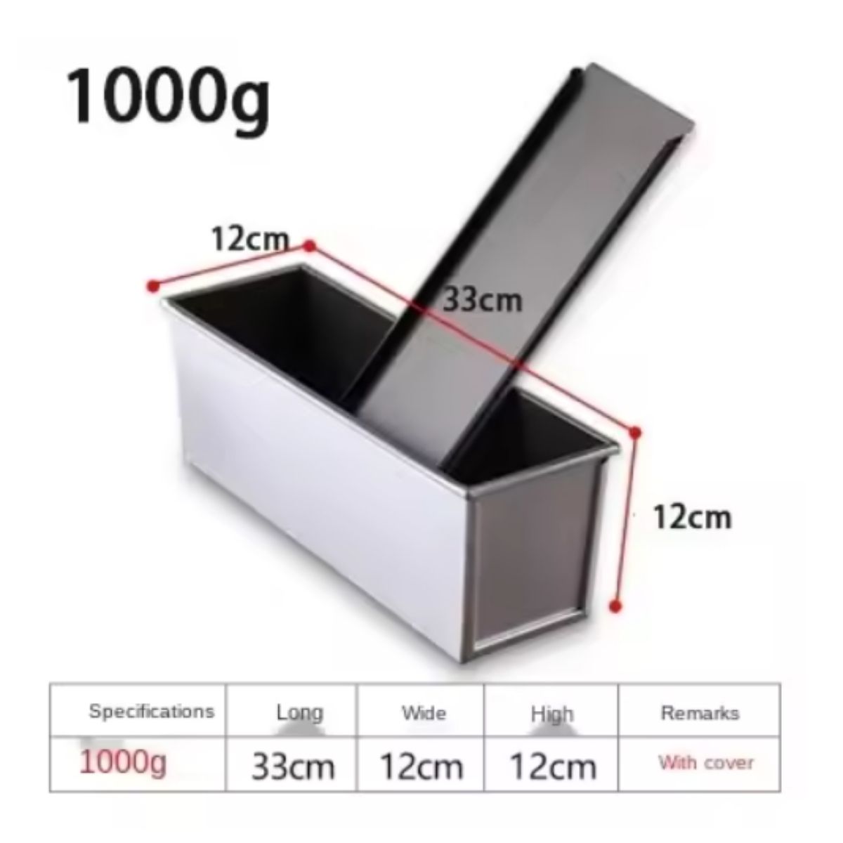 Nonstick Bread Loaf Pan 1000g Nonstick Bread Loaf Pan 1000g