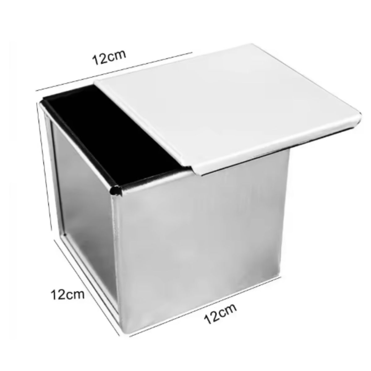 Nonstick Bread Loaf Pan 12x12x12 cm Nonstick Bread Loaf Pan 12x12x12 cm