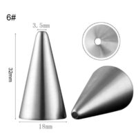 Piping Nozzle Round # 6