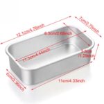 Rectangle Loaf Cake Baking Pan 12x6x3.3 cm