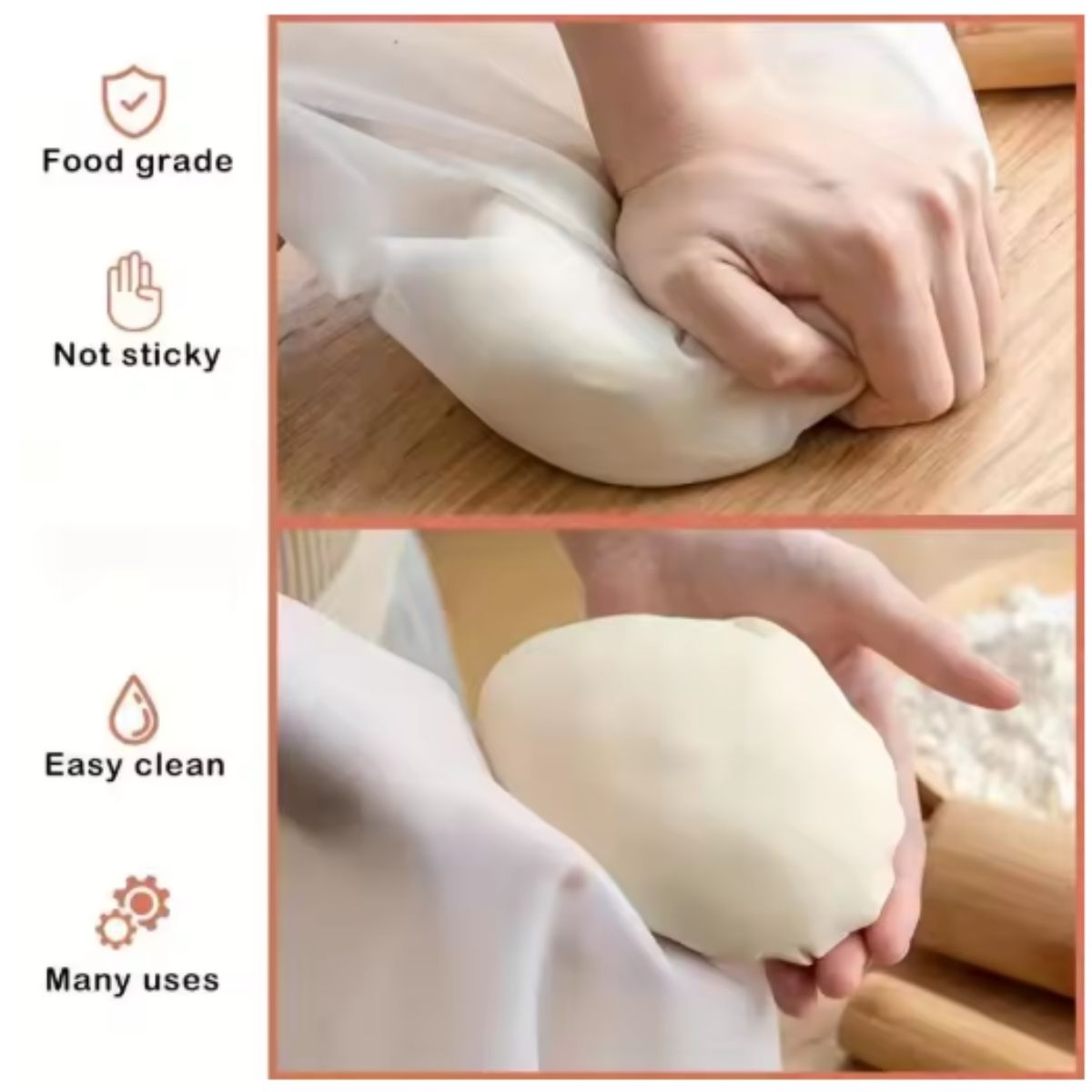Silicone Kneading Dough Bag Silicone Kneading Dough Bag