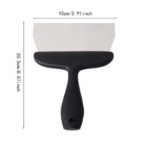 Stainless Steel Cake Chocolate Scraper 15x6cm