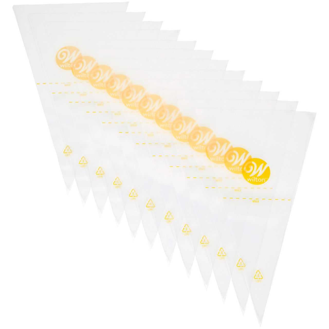Wilton 16inch Disposable Piping Bags, Pack of 12 3 Wilton 16inch Disposable Piping Bags, Pack of 12 3