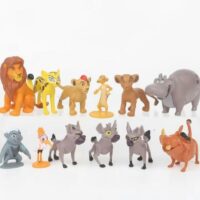 12 Pcs Lion King and Friends Character Cake Toppers & Decorations