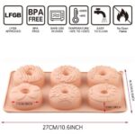 6 Cavity Silicone Mini Donut & Cake Baking Pan1