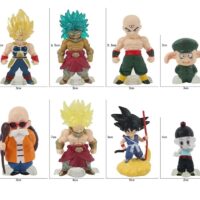 8 Pcs Dragon Ball Z Character Action Figure Cake Toppers Set Goku, Vegeta, Master Roshi & More2