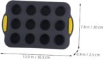 9 Cup Silicone Muffin Pan with Handles Non Stick Cupcake Baking Tray2