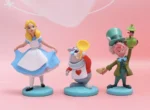 Alice in Wonderland Cake Toppers Set (6 pcs) Mad Hatter Tea Party Decor31