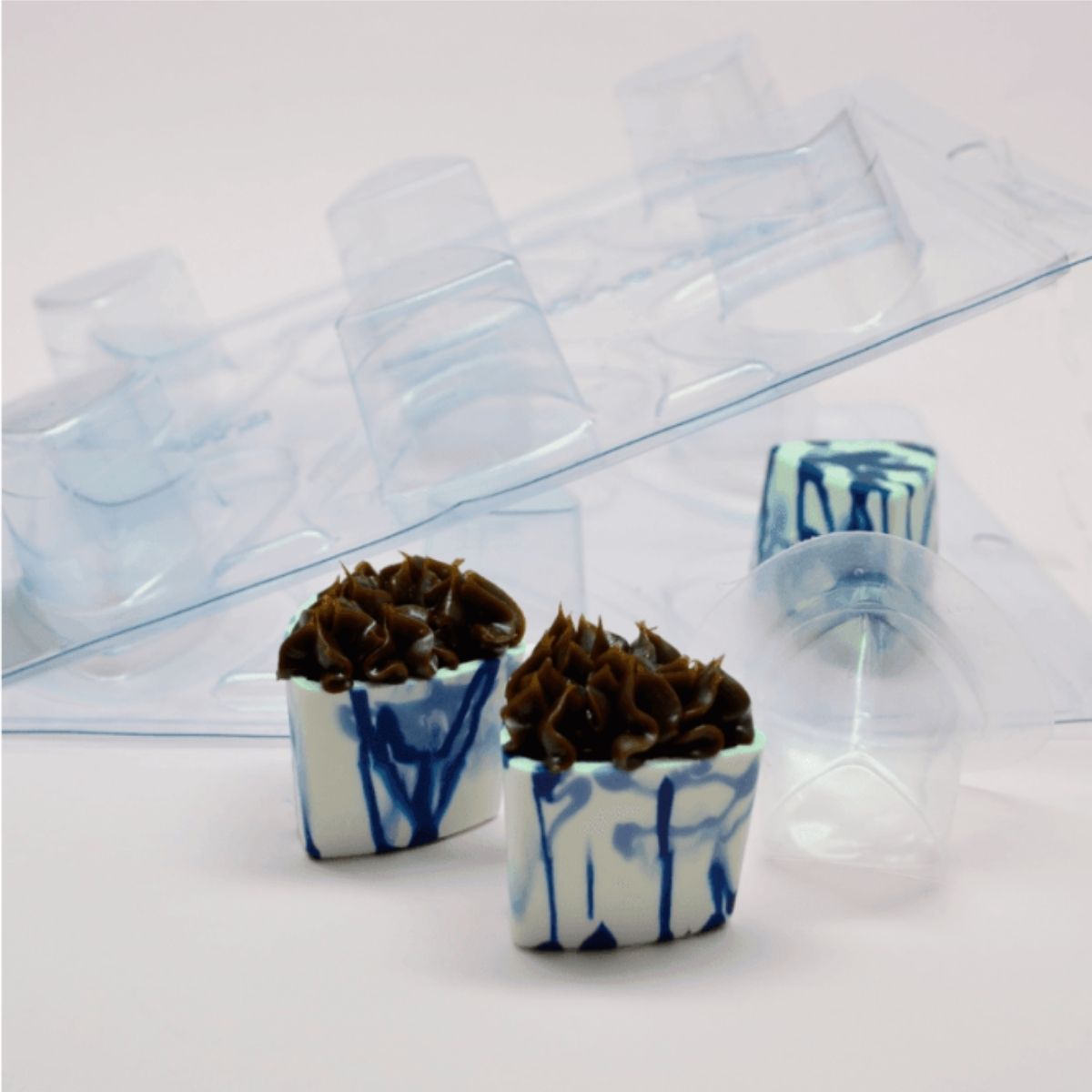 BWB Mousse Cup 3 Part Chocolate Mould BWB Mousse Cup 3 Part Chocolate Mould