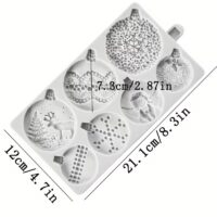 Christmas Ball Silicone Mold (2)