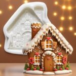 Christmas Gingerbread House Silicone Mold
